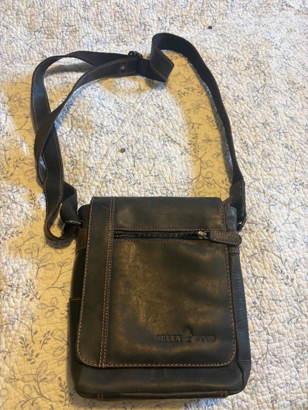 Genuine leather Messenger bag